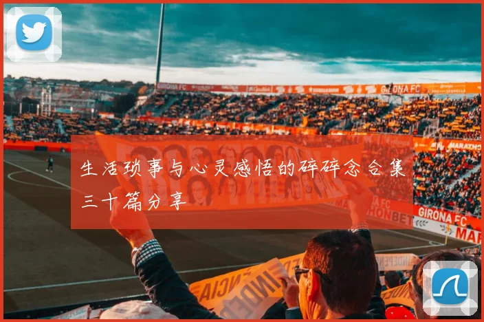 生活琐事与心灵感悟的碎碎念合集三十篇分享